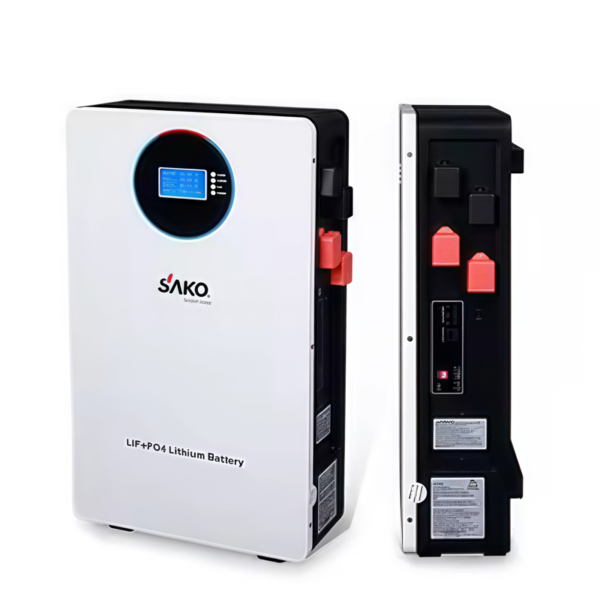 SAKO Li-Sun WALL 2.56KWH 25.6V 100AH LiFePO4 Lithium Battery Power Bank